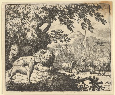 Renard continúa con sus mentiras, 1650-75 de Allart van Everdingen