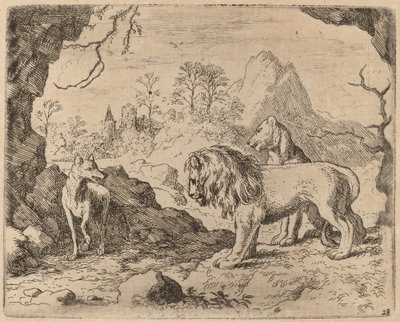 Reynard promete revelar el tesoro escondido, probablemente c. 1645-1656 de Allart van Everdingen