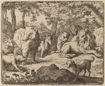 Reynard es liberado para contar su historia, probablemente c. 1645-1656 de Allart van Everdingen