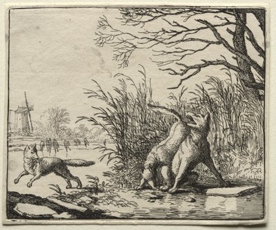 Reynard the Fox:  A New Accusation by the Wolf de Allart van Everdingen