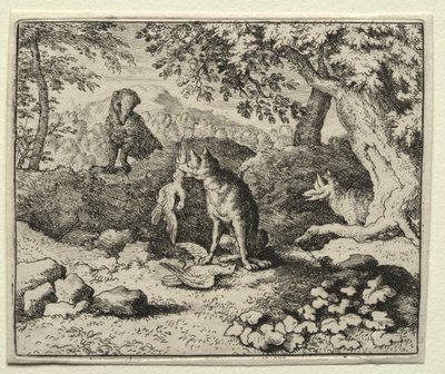 Reynard the Fox:  Badger Comes to Warn Reynard de Allart van Everdingen