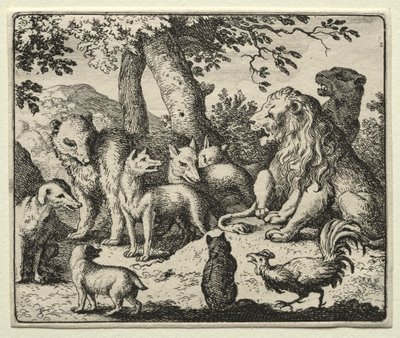 Reynard the Fox:  Reynard Exonerates Himself de Allart van Everdingen