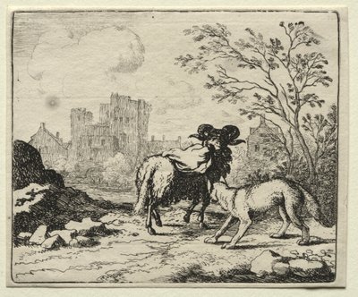 Reynard the Fox:  Reynard Sends a Packet to the Lion de Allart van Everdingen