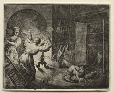 Reynard the Fox:  Reynard Steals a Capon de Allart van Everdingen