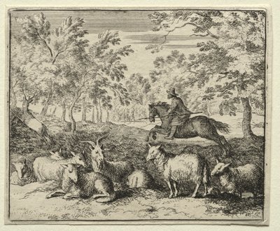 Reynard the Fox:  The Chase of the Stag de Allart van Everdingen