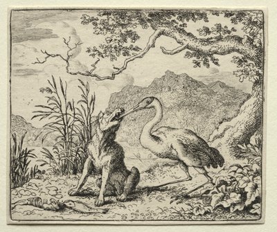 Reynard the Fox:  The Ungrateful Wolf de Allart van Everdingen