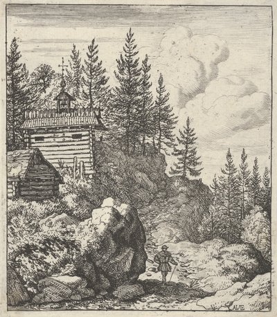 La Capilla, siglo XVII de Allart van Everdingen