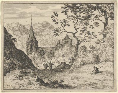 La iglesia en el valle de Allart van Everdingen
