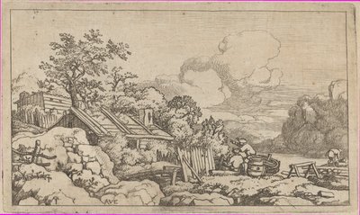 La cabaña del carpintero, siglo XVII de Allart van Everdingen