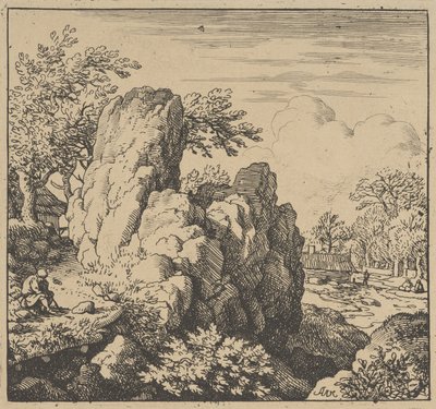 La gran roca, mediados del siglo XVII de Allart van Everdingen