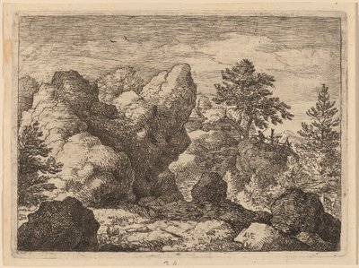 La roca puntiaguda de Allart van Everdingen
