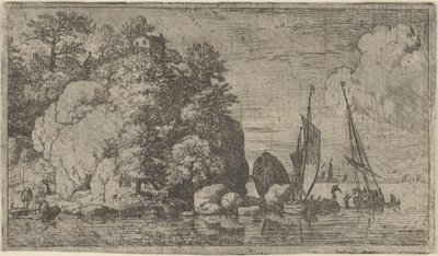 Los Dos Barcos en el Río de Allart van Everdingen