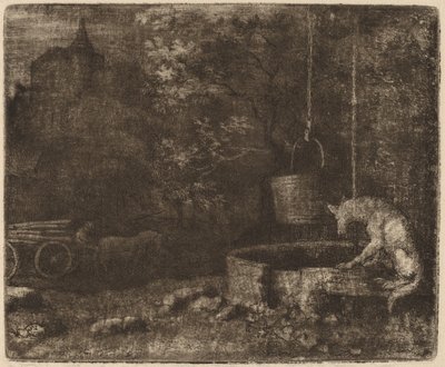 El Lobo y el Pozo, probablemente c. 1645-1656 de Allart van Everdingen