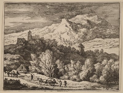 Dos carretas de Allart van Everdingen