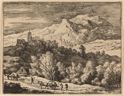 Dos carros, probablemente c. 1645-1656 de Allart van Everdingen