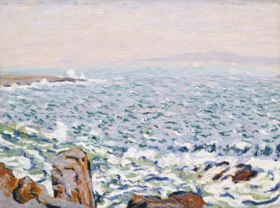 Rompiendo el oleaje, Cranberry Island de Allen Tucker