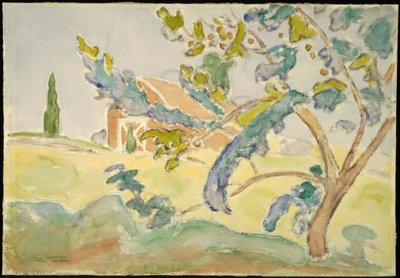 Árbol y granero de Allen Tucker