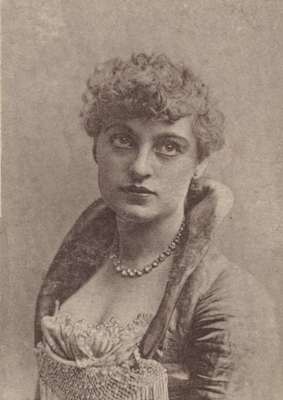 Charlotte Tittell, de la serie Actrices N67 promoviendo Virginia Brights Cigarettes, ca. 1888 de Allen and Ginter