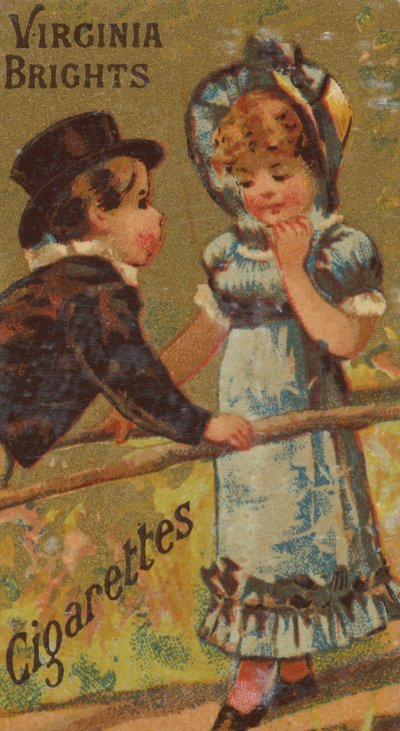 De la serie Niñas y Niños N64 promoviendo Virginia Brights Cigarettes para Allen &..., 1886 de Allen and Ginter
