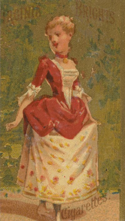 De la serie Niñas y Niños N64 promoviendo Virginia Brights Cigarettes para Allen &..., 1886 de Allen and Ginter