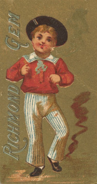 De la serie Niñas y Niños N65 promoviendo Richmond Gem Cigarettes para Allen &..., ca. 1886 de Allen and Ginter