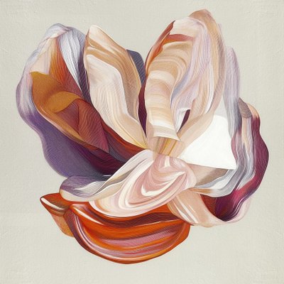 Flujo floral abstracto de Alma