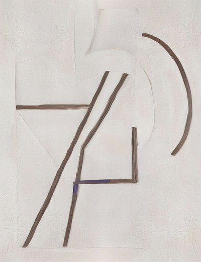 Composición geométrica abstracta de Alma