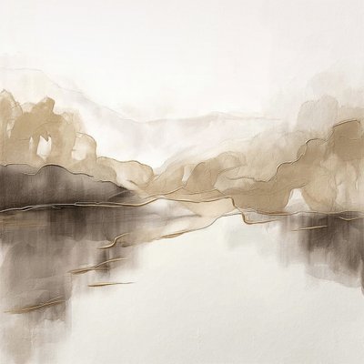 Reflejos abstractos de la montaña de Alma