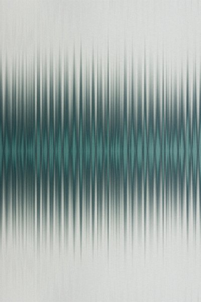 Olas abstractas en color verde azulado de Alma