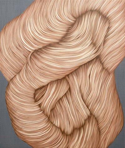 Hilos abstractos que fluyen de Alma