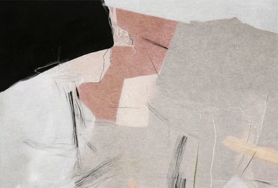 Composición abstracta en tonos apagados de Alma