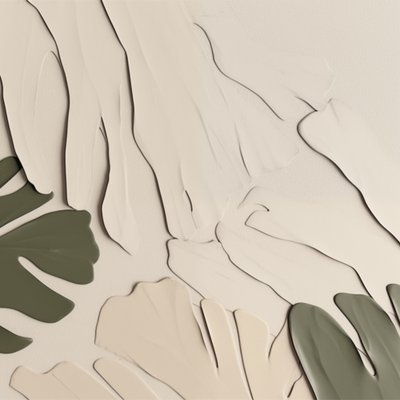 Formas botánicas en tonos apagados de Alma