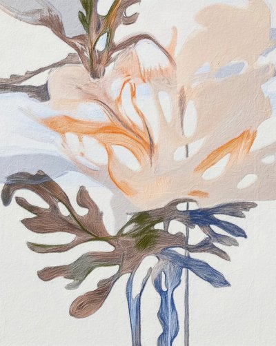 Formas orgánicas en tonos apagados de Alma