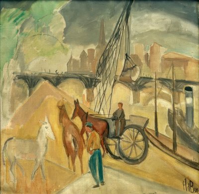 Paisaje con puente de Alma Del Banco