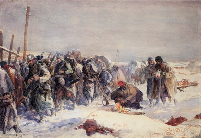 El ejército austro-húngaro se retira del frente serbio, 3 de diciembre de Almery Lobel Riche