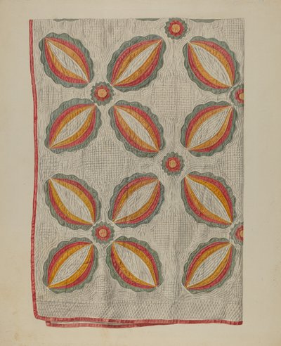 Colcha de apliques de Alois E. Ulrich
