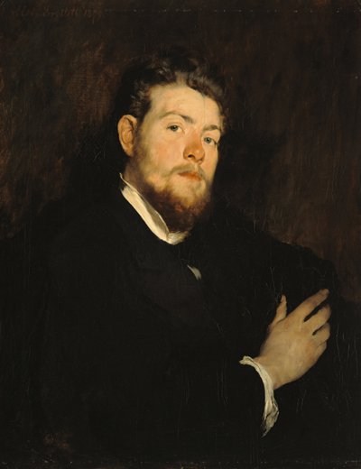 El pintor Carl von Marr de Alois Erdtelt