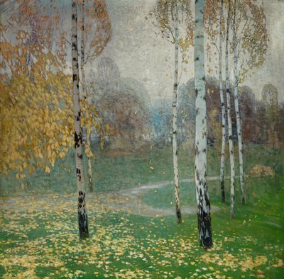 Árboles de abedul de Alois Kalvoda