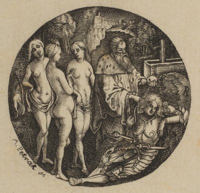 Juicio de Paris, siglo XIX de Alois Petrak