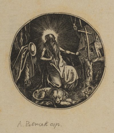 San Jerónimo, siglo XIX de Alois Petrak