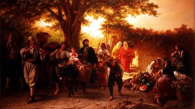 Escena festiva de Alois Schonn
