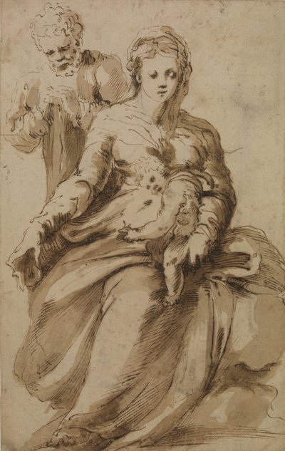 Sagrada Familia, c.1637 de Alonso Berruguete