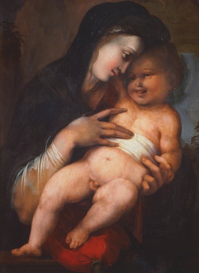 Virgen con el Niño, de Alonso Berruguete (hacia 1480-1561) de Alonso Berruguete