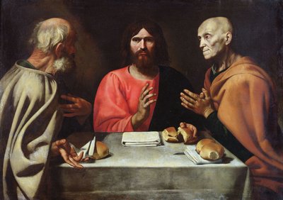 Cena en Emaús, c.1610 de Alonso Rodriguez