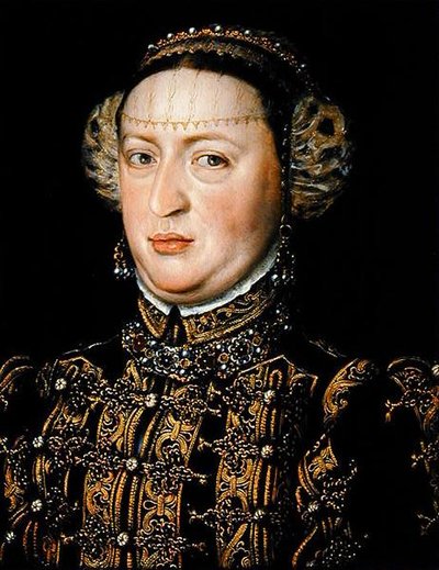 Catalina de Austria, Reina de Portugal (1507-78) de Alonso Sánchez Coello