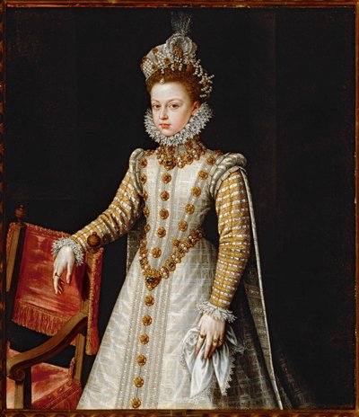 Infanta Isabel Clara Eugenia, hija ... (pintura sobre lienzo) de Alonso Sánchez Coello