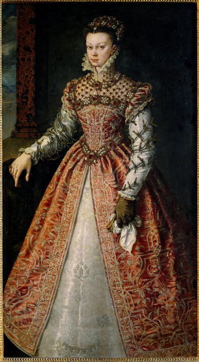 Retrato de Isabel de Francia (o Isabel de Valois) de Alonso Sánchez Coello