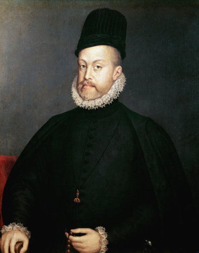 Retrato de Felipe II, Rey de España de Alonso Sánchez Coello