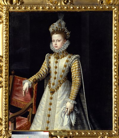 Retrato de la Infanta Isabel Clara Eugenia (1566-1633), soberana de los Países Bajos de Alonso Sánchez Coello