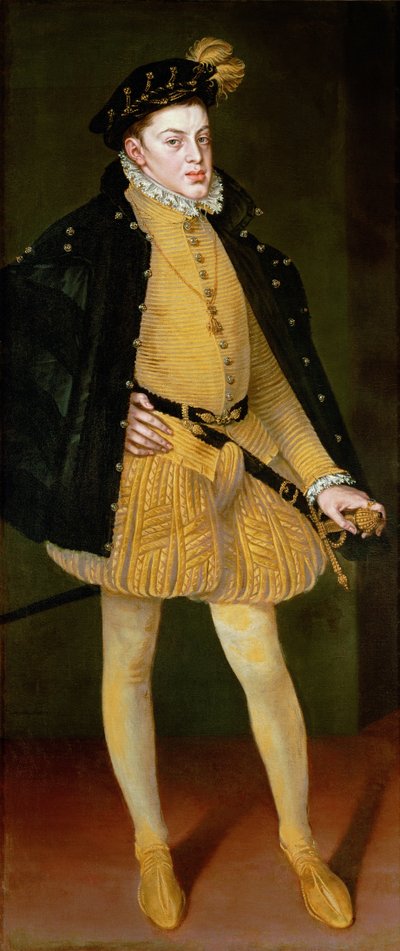 Porträt des Prinzen Don Carlos von Österreich de Alonso Sánchez Coello